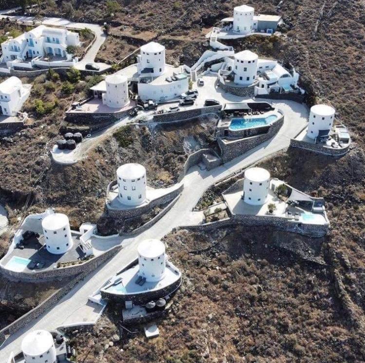 Anemos Windmill Villa Vourvoúlos Exterior foto