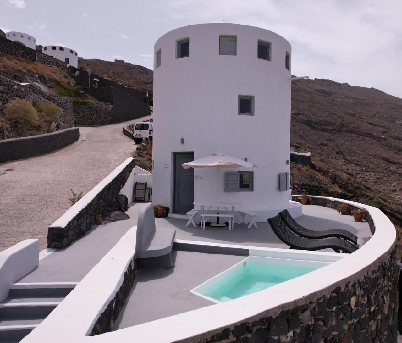 Anemos Windmill Villa Vourvoúlos Exterior foto